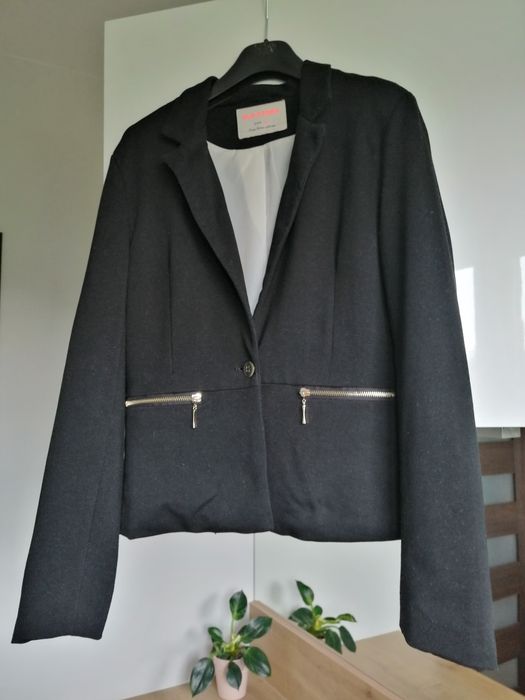 Marynarka damska czarna, żakiet M Glo- Story