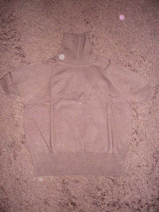 camisola castanha tamanho s gola alta