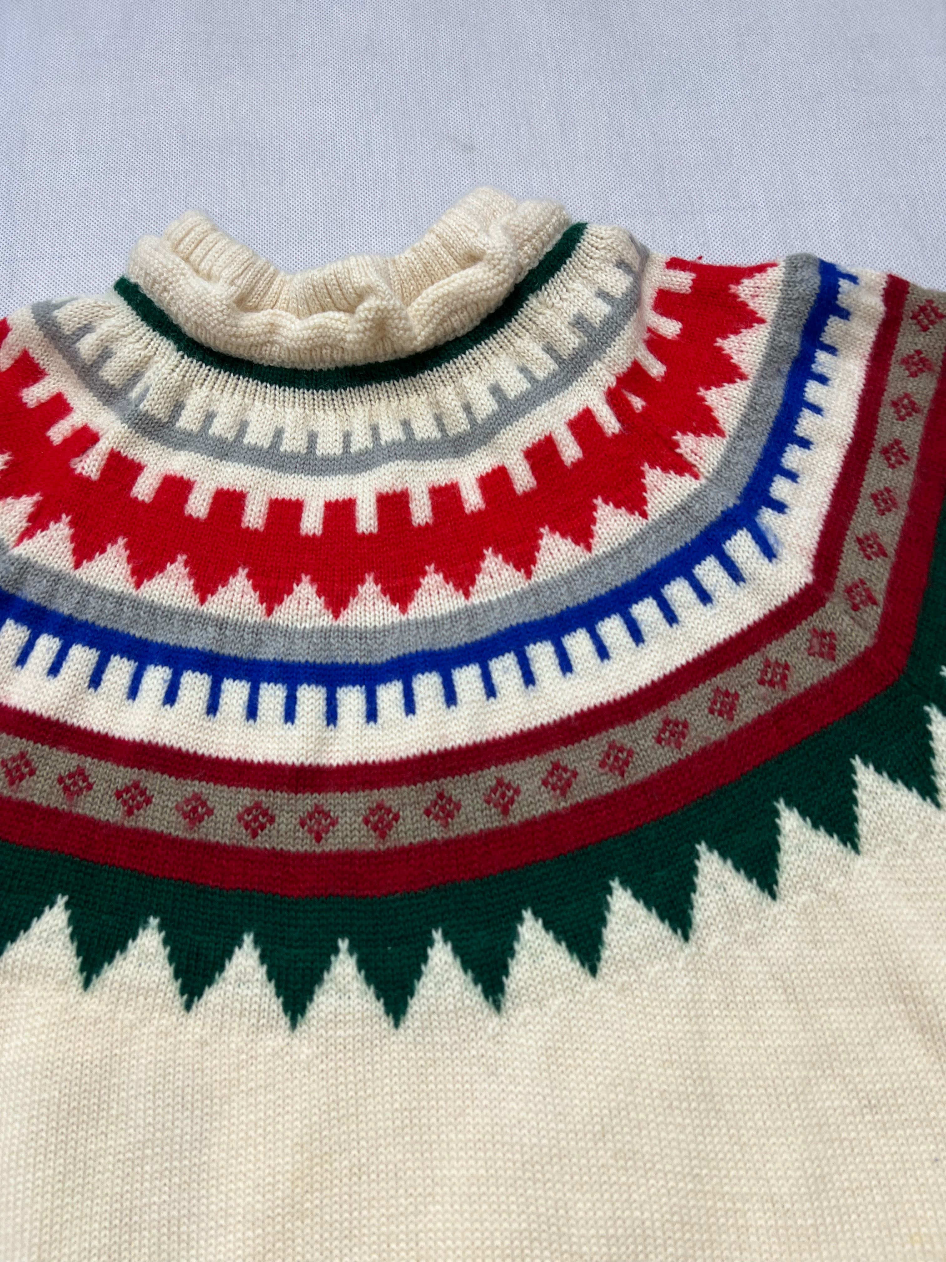 Rare Sweter Coogi vintage pure wool color pattern