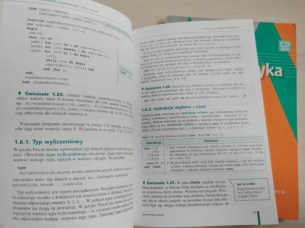 Informatyka część 1 i 2 podręcznik dla liceum kształcenie rozszerzone