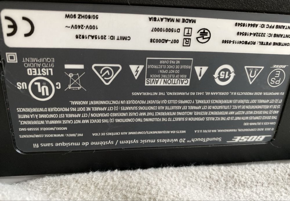 Głośnik Odtwarzacz Sieciowy Bose SoundTouch 20