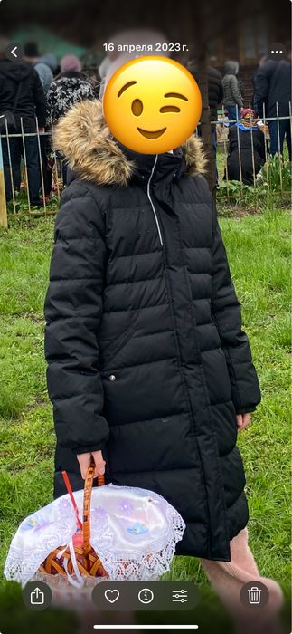 Куртка зимова пальто-пуховик ReimaРейма дитяче для дівчинки на 140-146