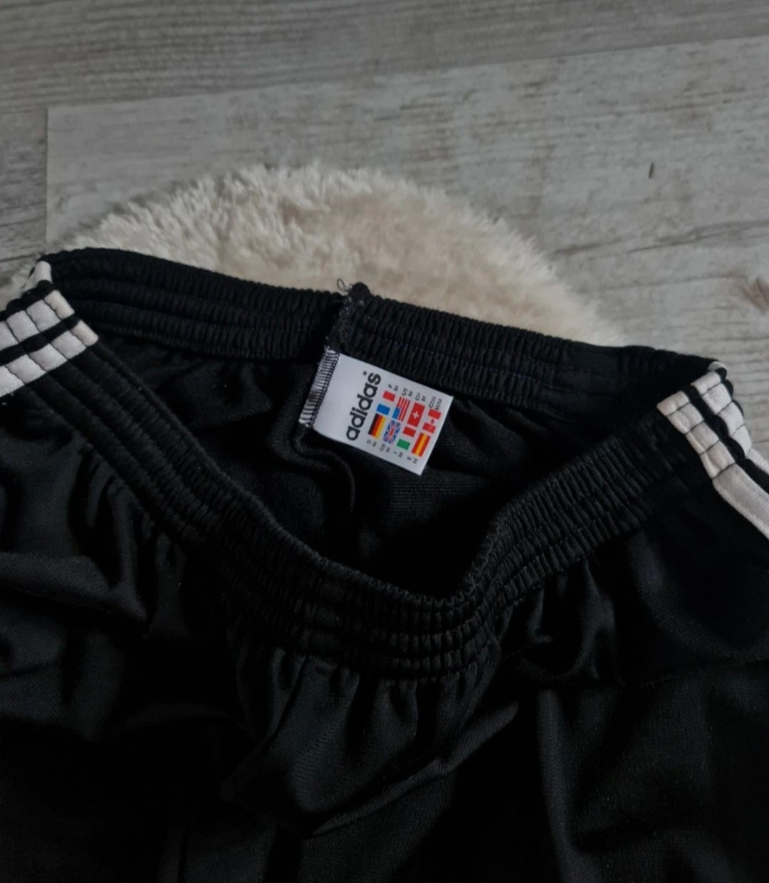 Spodnie dresowe Dres , Dresy Adidas Rozmiar M Vintage 90s Czarne