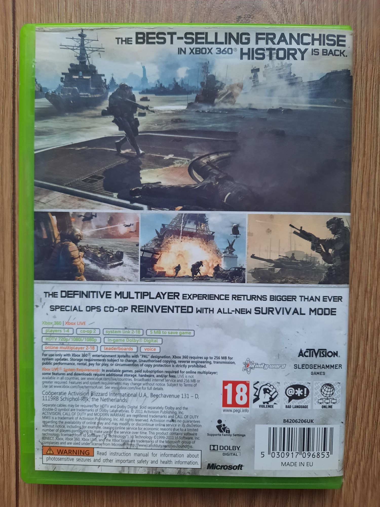 Call of Duty Modern Warfare 3 Xbox 360