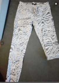 Spodnie rurki zebra s