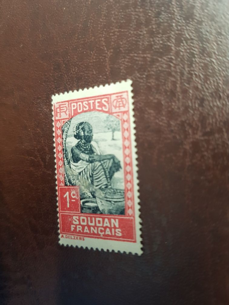 Znaczek 1931 Soudan Francais postes 1c