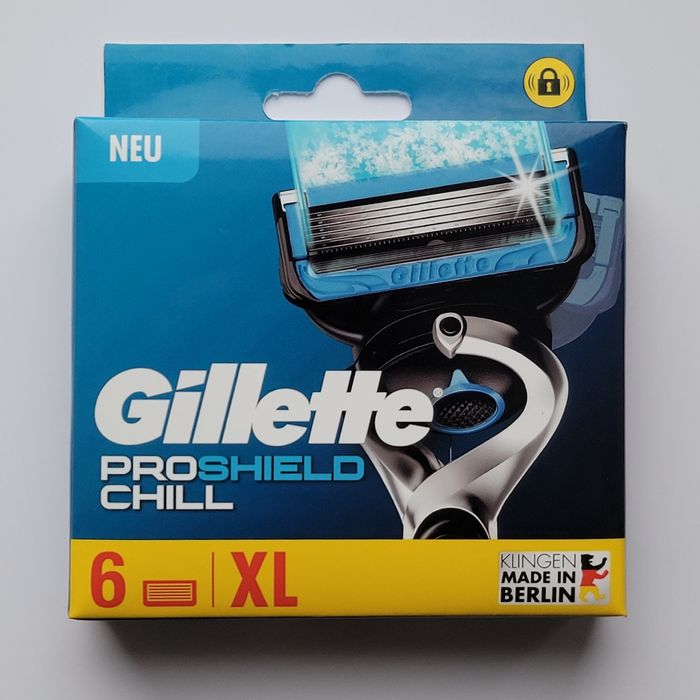 6 шт Gillette ProShield Chill вир. Німеччина (серія Fusion5)
