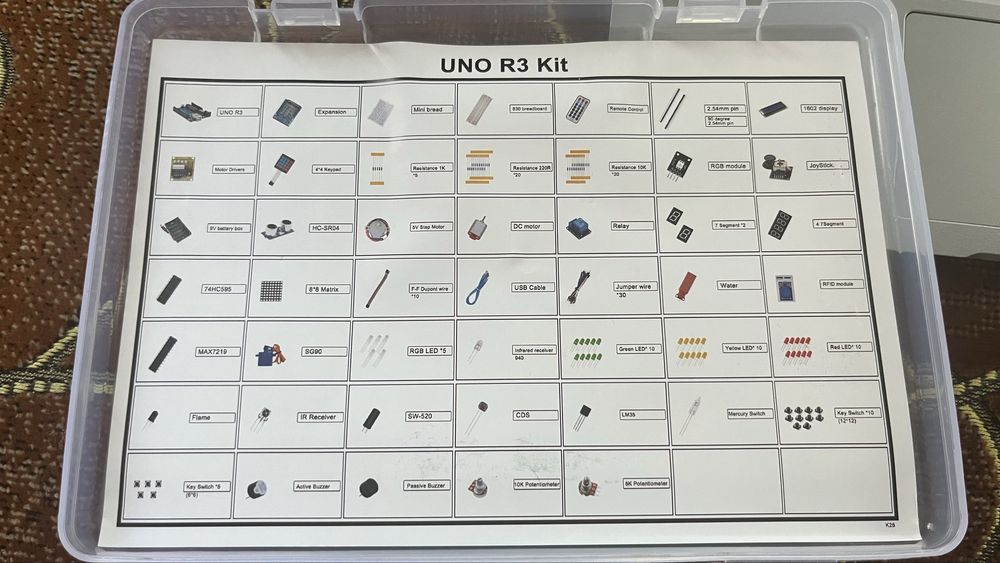 Arduino Uno Набір Starter Kit на базі UNO R3 + Box