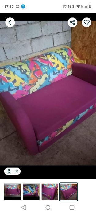 Sofa rozkładana młodzieżowa