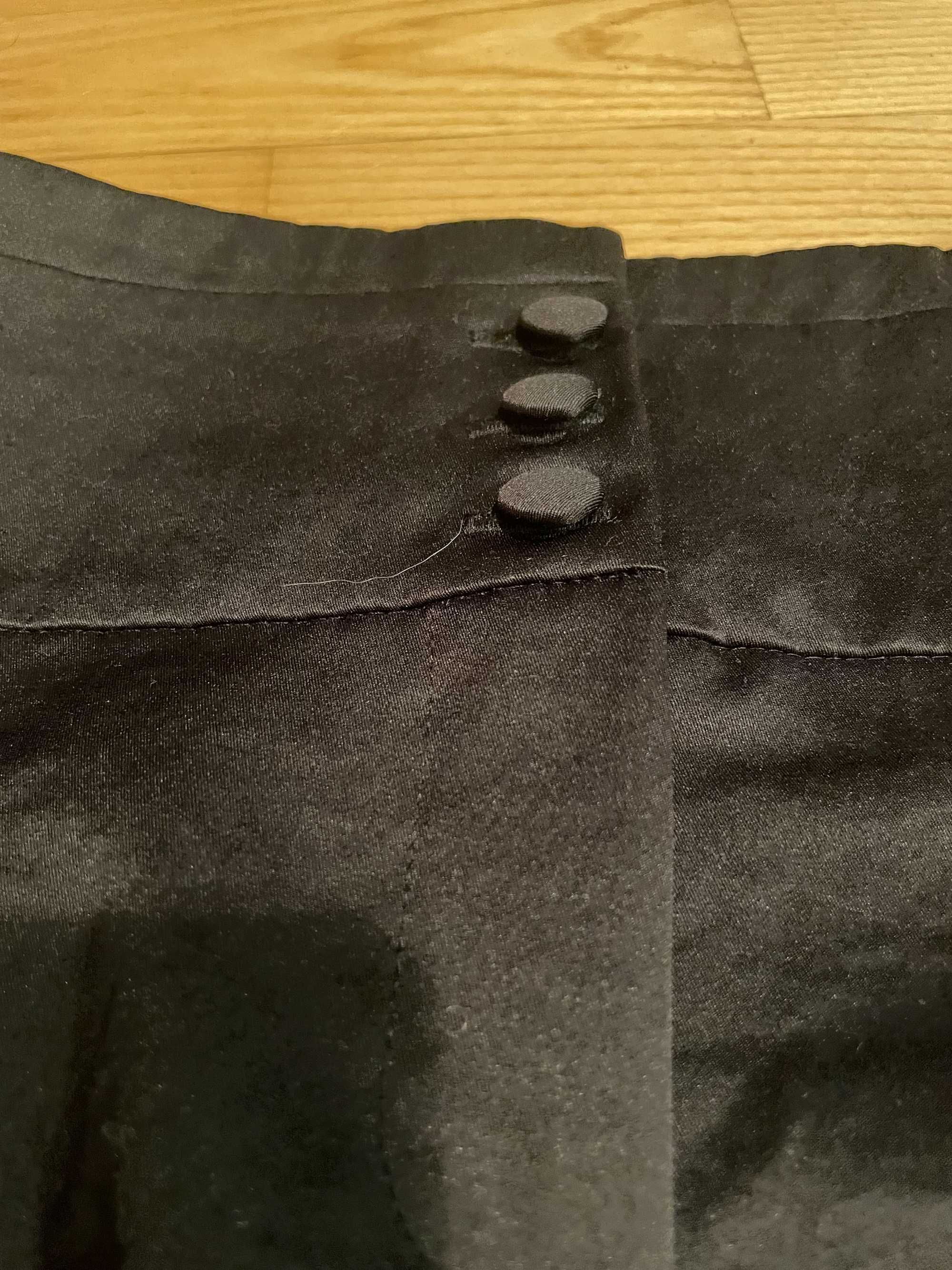 Eleganckie czarne spodnie, NOWE bez metek Promod, roz. 38, 45 zł