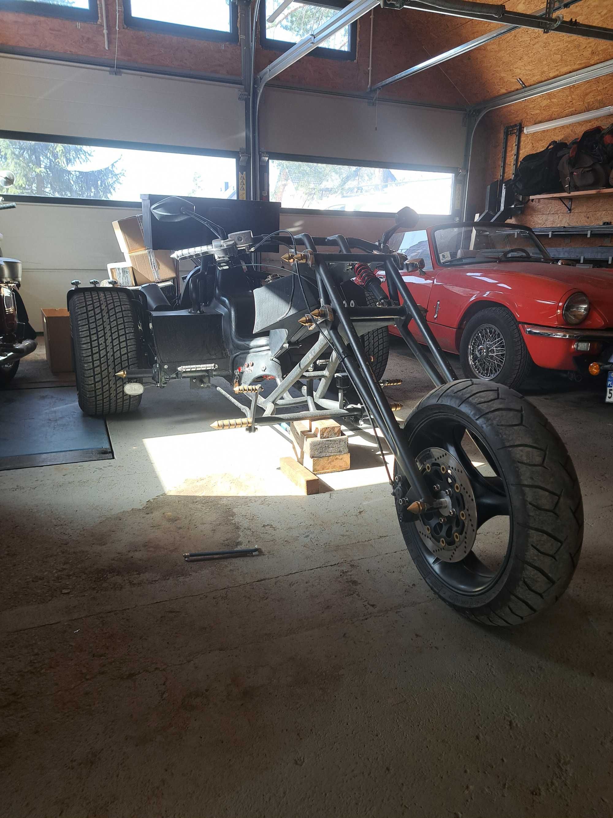 prostowanie zawieszenia motocyklowe springer H-D