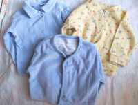 Bluzeczki zapinane niemowlęce 62