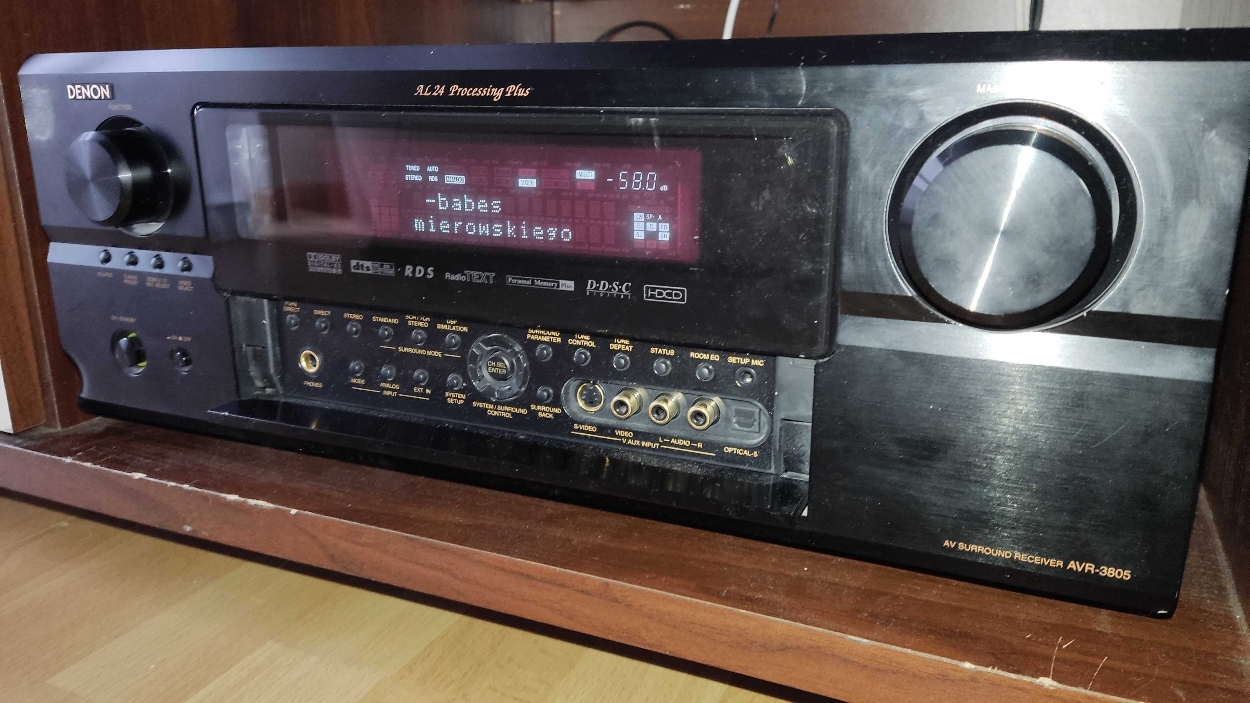Super DENON. wysoki model , zadbany. ori. pilot