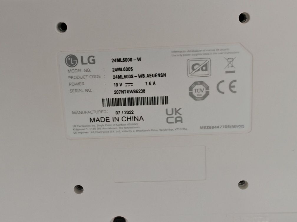 Para Peças monitor LG