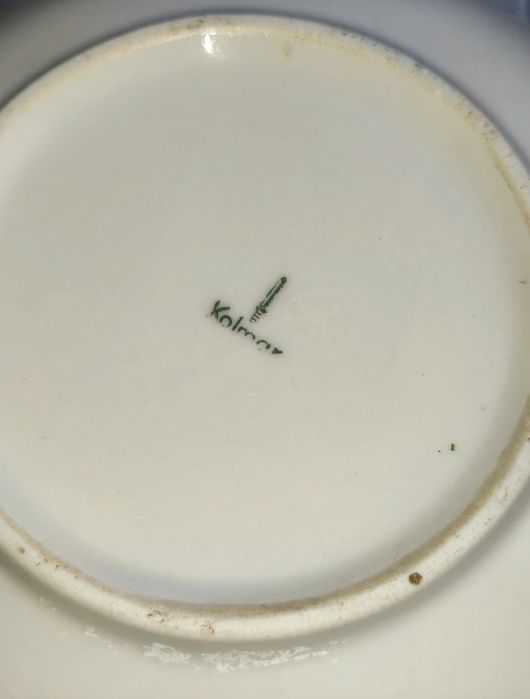 Stara miska porcelana Kolmar Chodzież-Naczynie Zabytkowe Stare