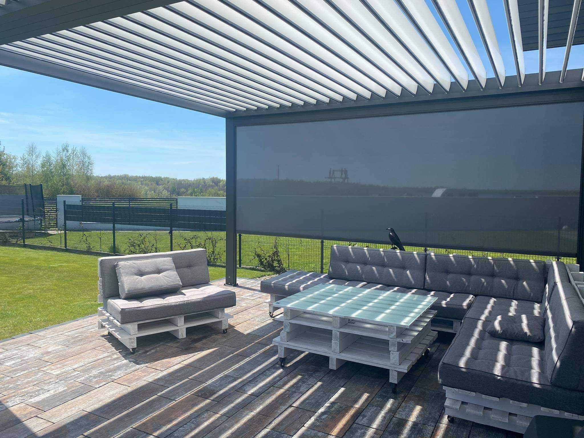 Pergola tarasowa aluminiowa