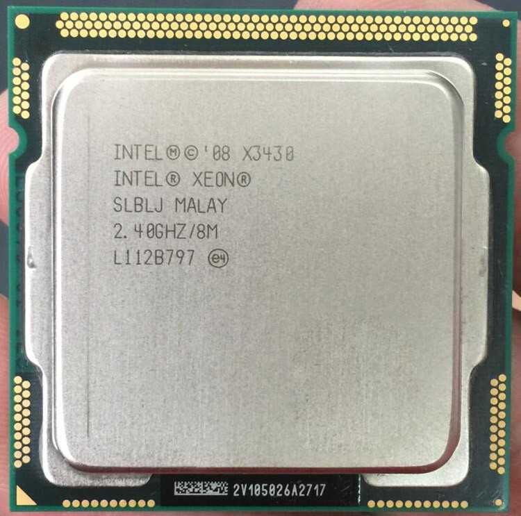 Процессор Intel 1Gen LGA1156 Xeon X3430 4X2.40GHz 8M Cashe 95W