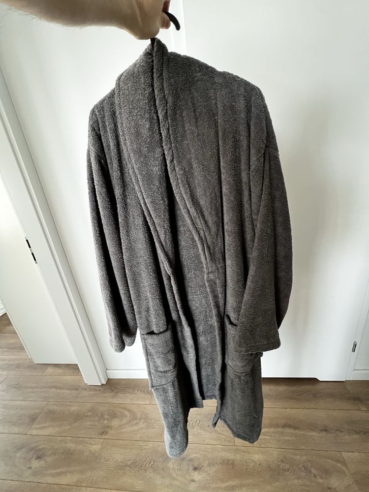 Szlafrok Jysk Timmerdala, męski, gruba bawełna. Lublin