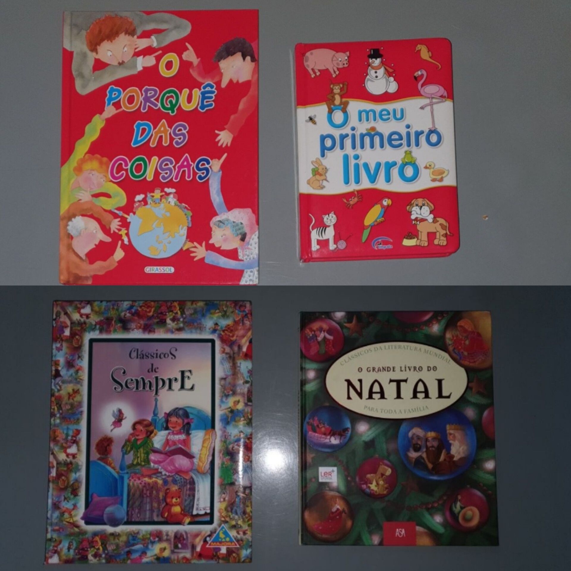 4 livros para crianças