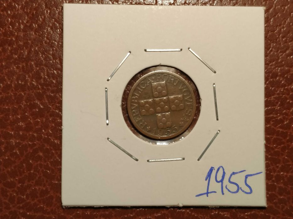 962 moeda de 10 centavos de 1955 em bronze - Portugal
