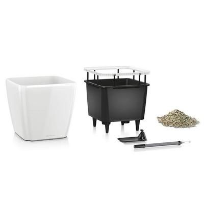Вазон/Quadro Premaum Ls 28 Білий_16140 h=28