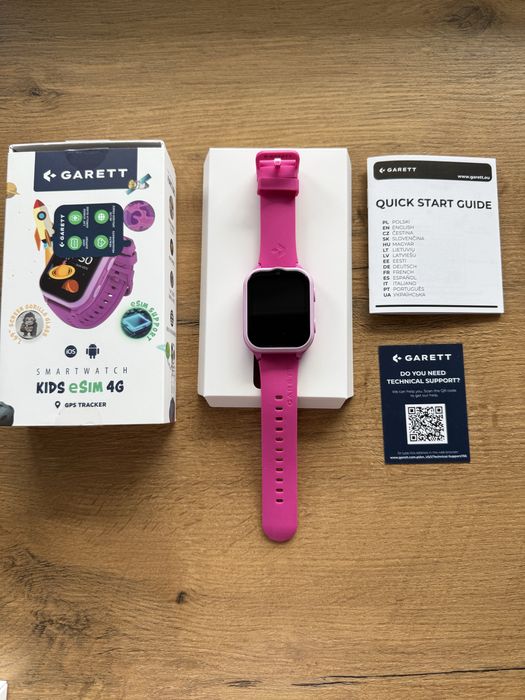 Smarteatch Garett dla dzieci e-sim nowy