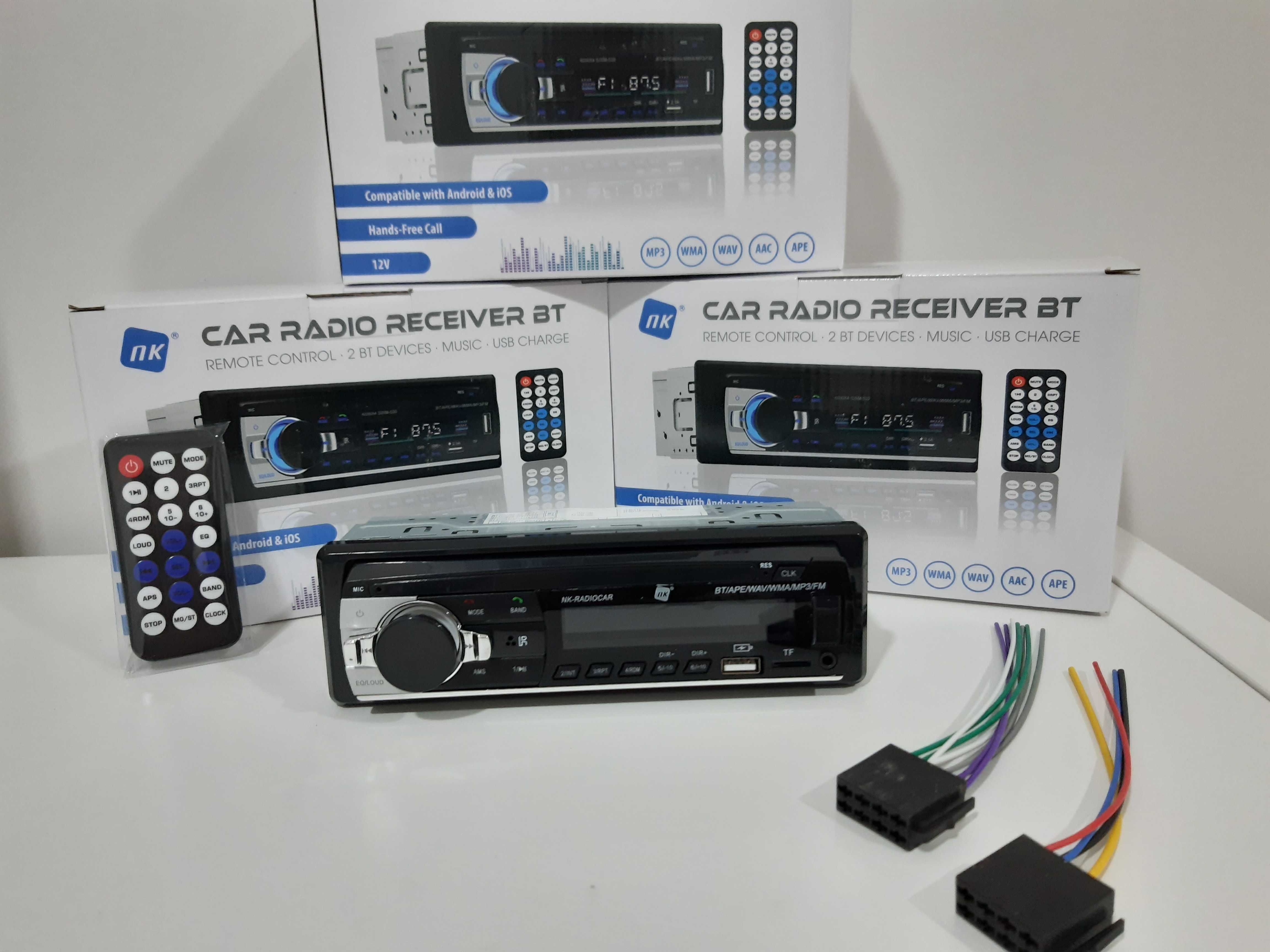 Auto-Rádio NK MP3 / Duplo USB / Bluetooth / Controlo Remoto (NOVO)