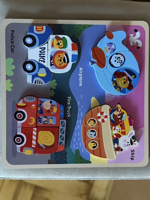 Розвиваючі іграшки, пазли, балансир