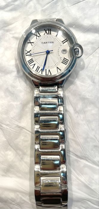 Relógio Cartier baloon em aço movimento quartzo novo