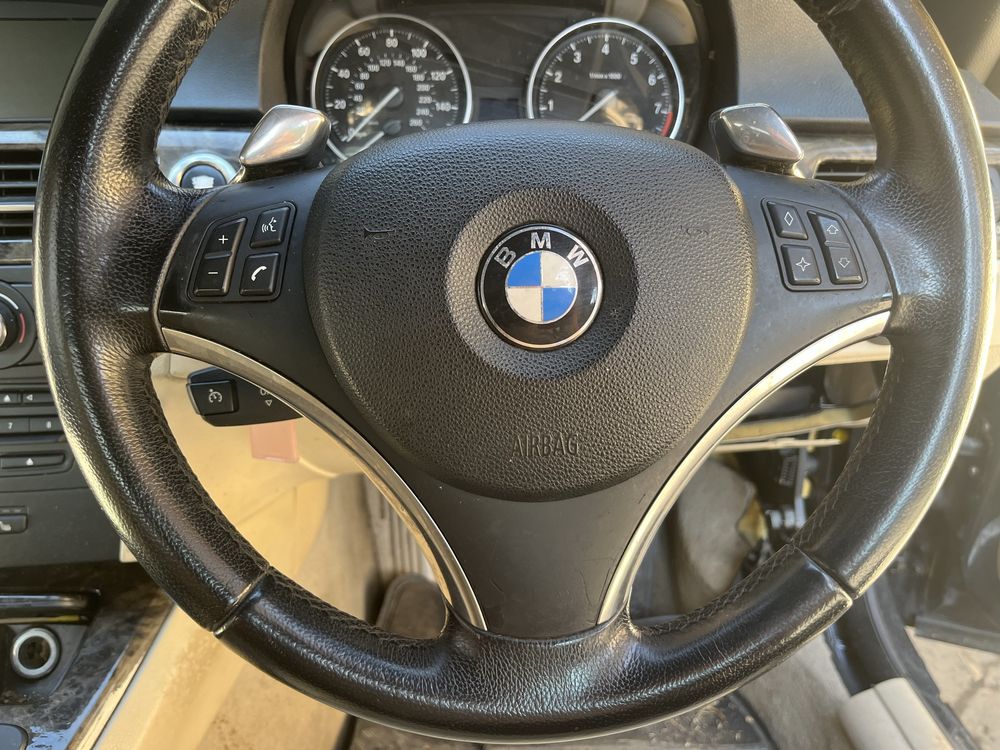 Kierownica bmw e87 e82 e88 e90 e91 e92 e93 lopatki poduszka air bag