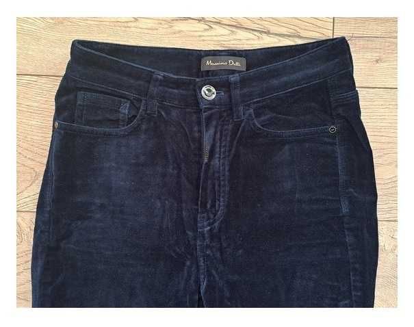 Massimo Dutti welurowe spodnie