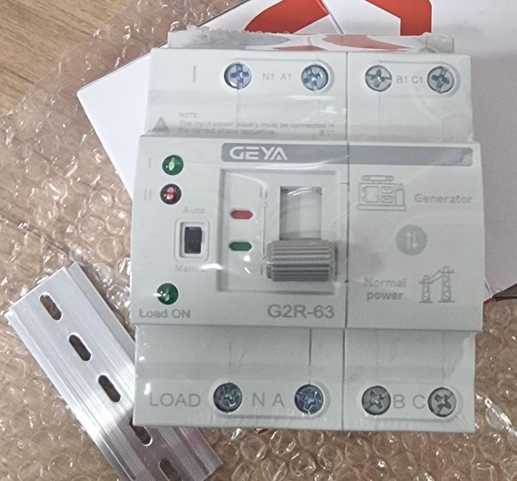 В продажі з 26.11АВР(автомат вводу резерва, 4-полюсний) GEYA G2R 4P 63