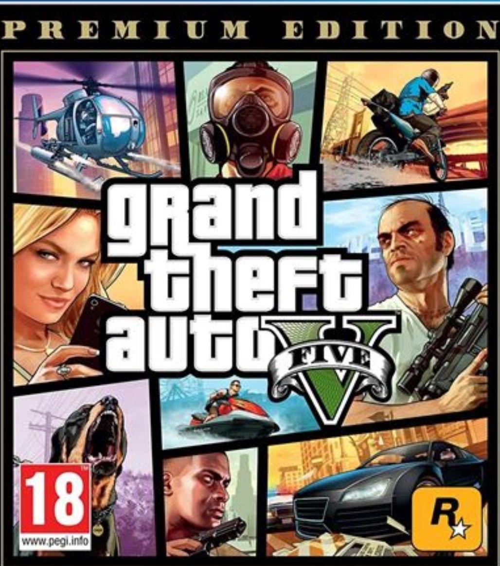 Jogo PS4 - GTA 5 - Premium edition - Novo