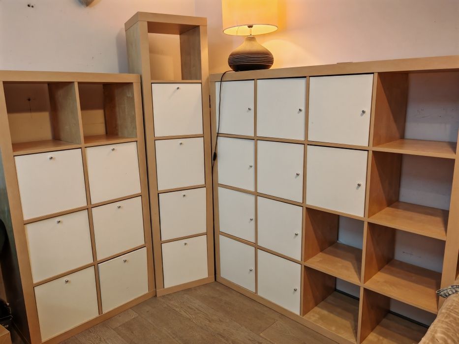 Zestaw IKEA Kallax, Szafka, regał, komoda, witryna ( BEZ SŁUPKA)