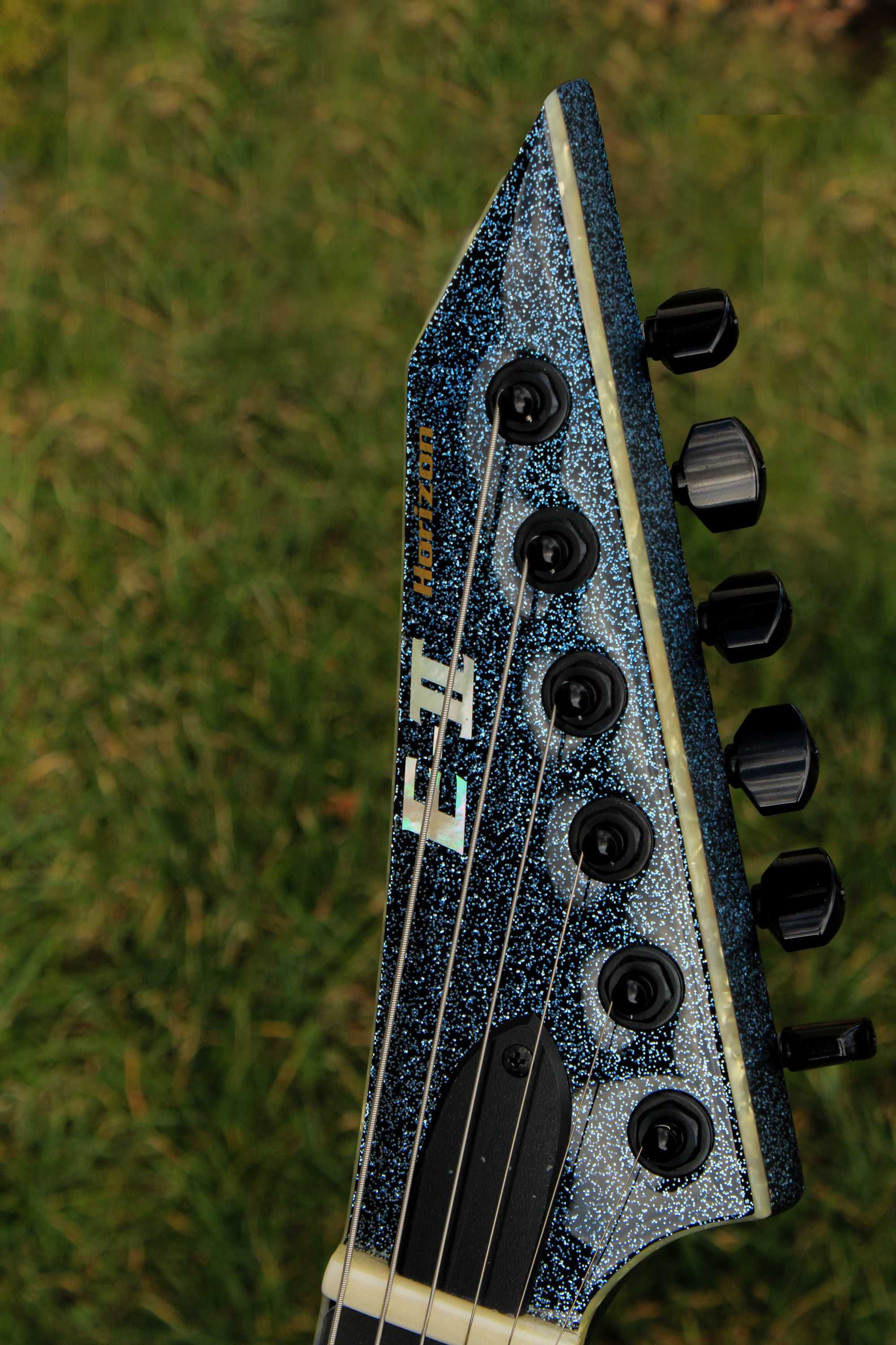 UNIKAT Gitara elektryczna ESP E-II Horizon Amethyst Sparkle –jak nowa!