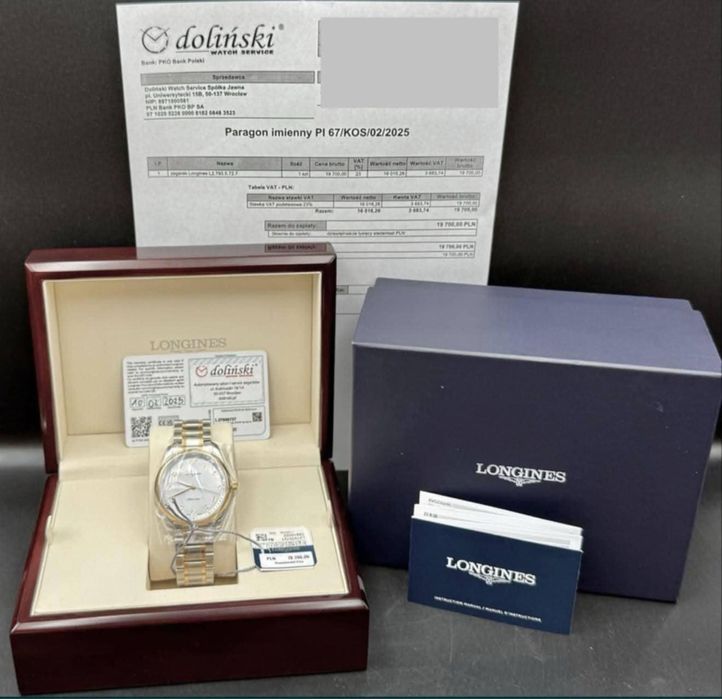 Nowy. Longines Master Collection Automatic 18K Gold L279.35.727