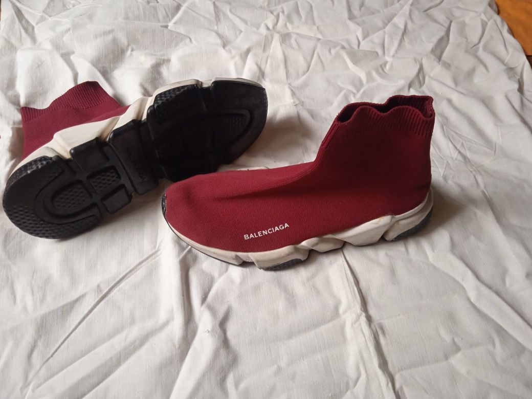 Кроссовки женские Balenciaga Speed Bordo ботинки р40 25.5см