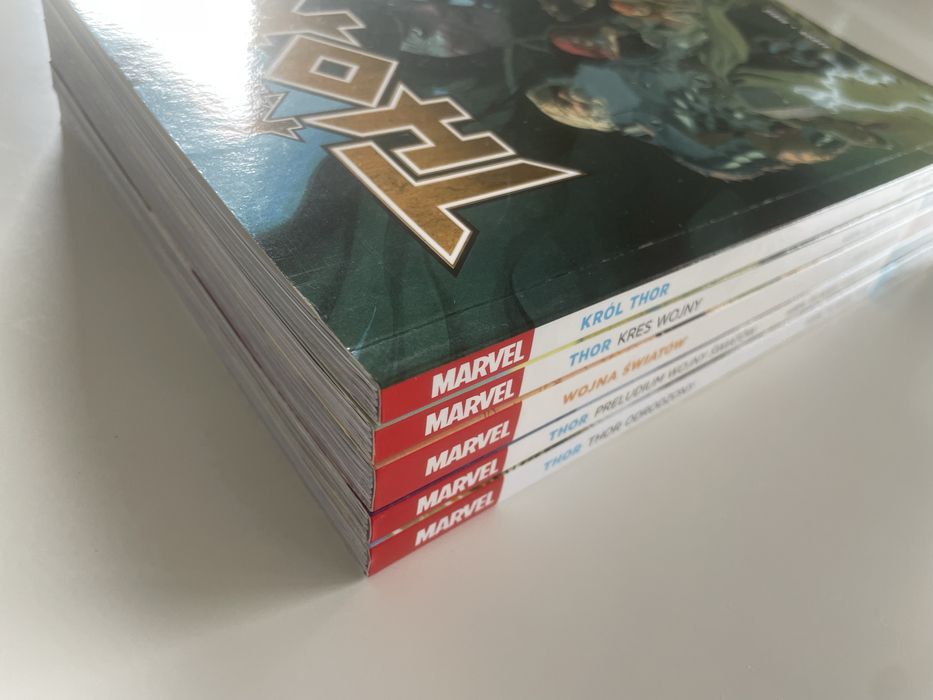 Thor Odrodzony tomy 1-3 + Wojna Światów + Król Thor - komiksy Marvel