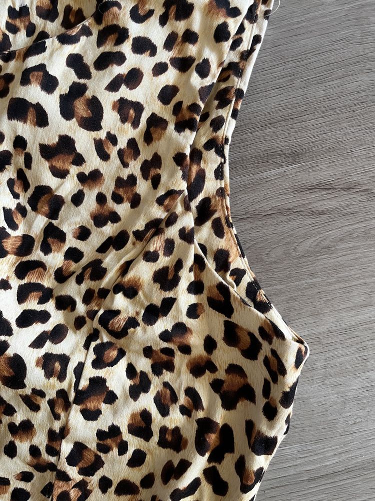 Vestido leopardo Zara M