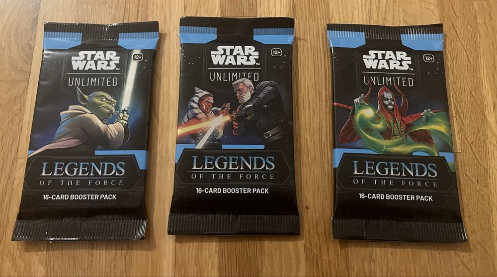 3x Booster Star Wars Unlimited Legends of the Force