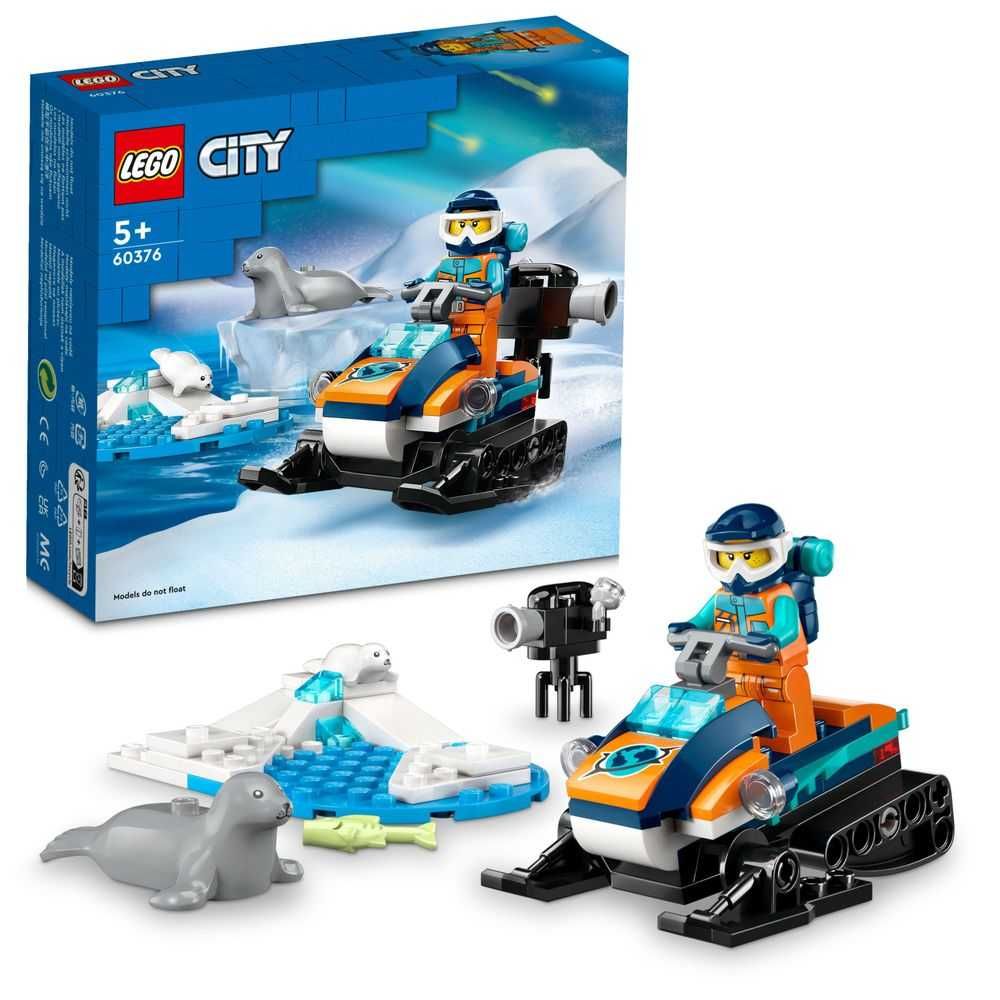 Nowe Klocki Lego City Arktyka Skuter Śnieżny + Foka i Ryba