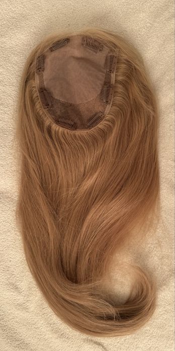 Peruka topper jakość premium. Śliczny blond. Włosy naturalne.