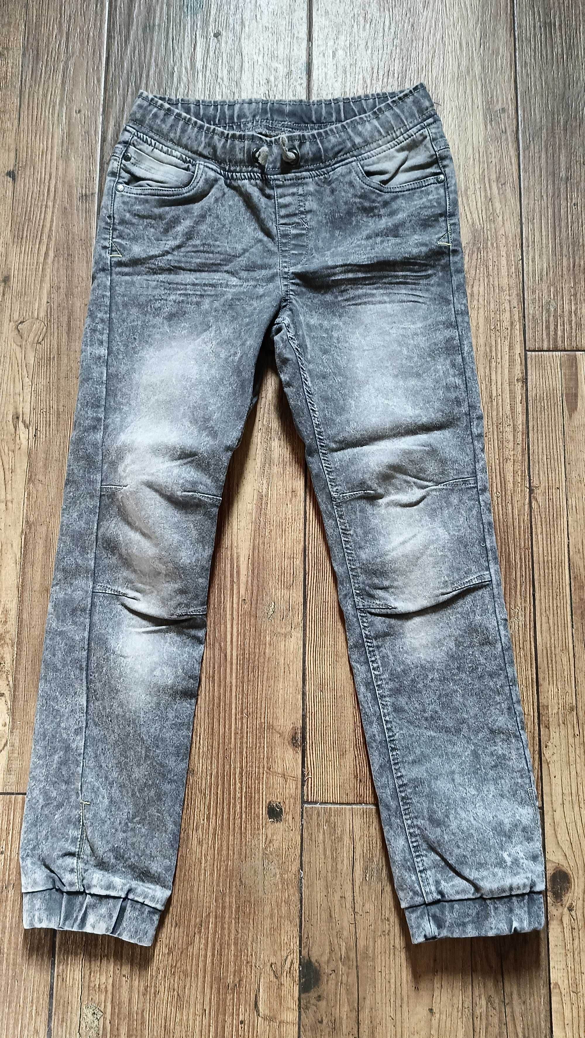 Spodnie chłopięce jeansowe szare typu jogger 152 cm Cool club Smyk