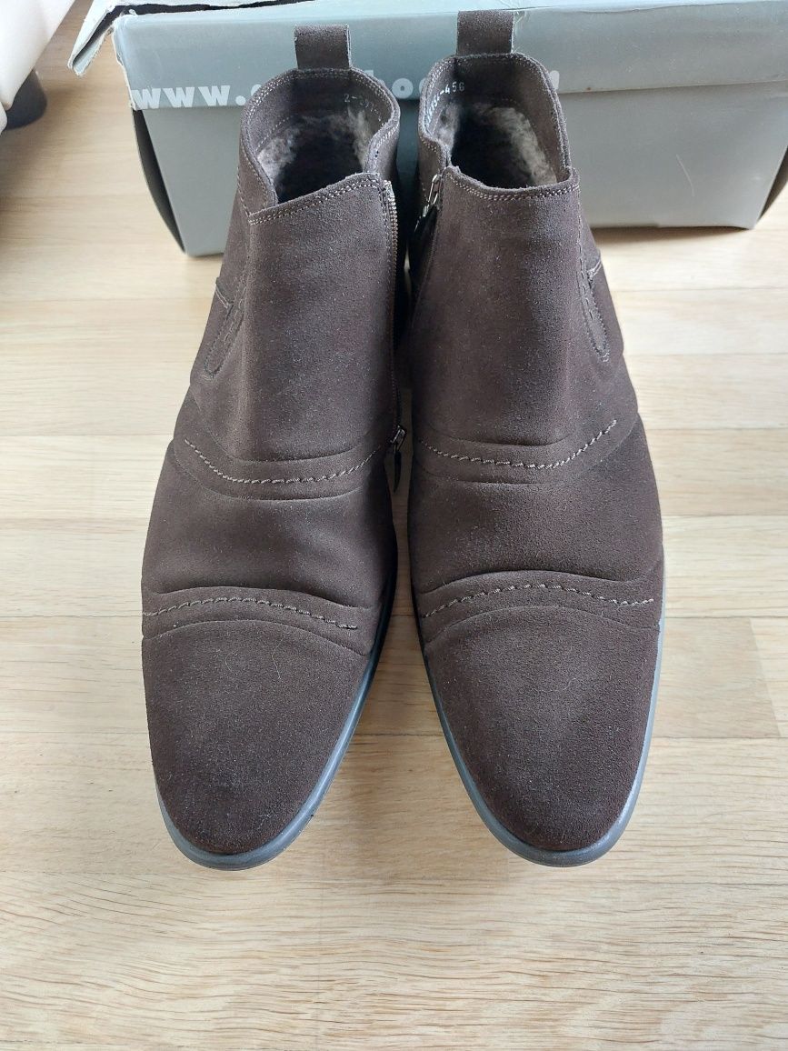 Buty Nord ocieplane rozm 45 skóra