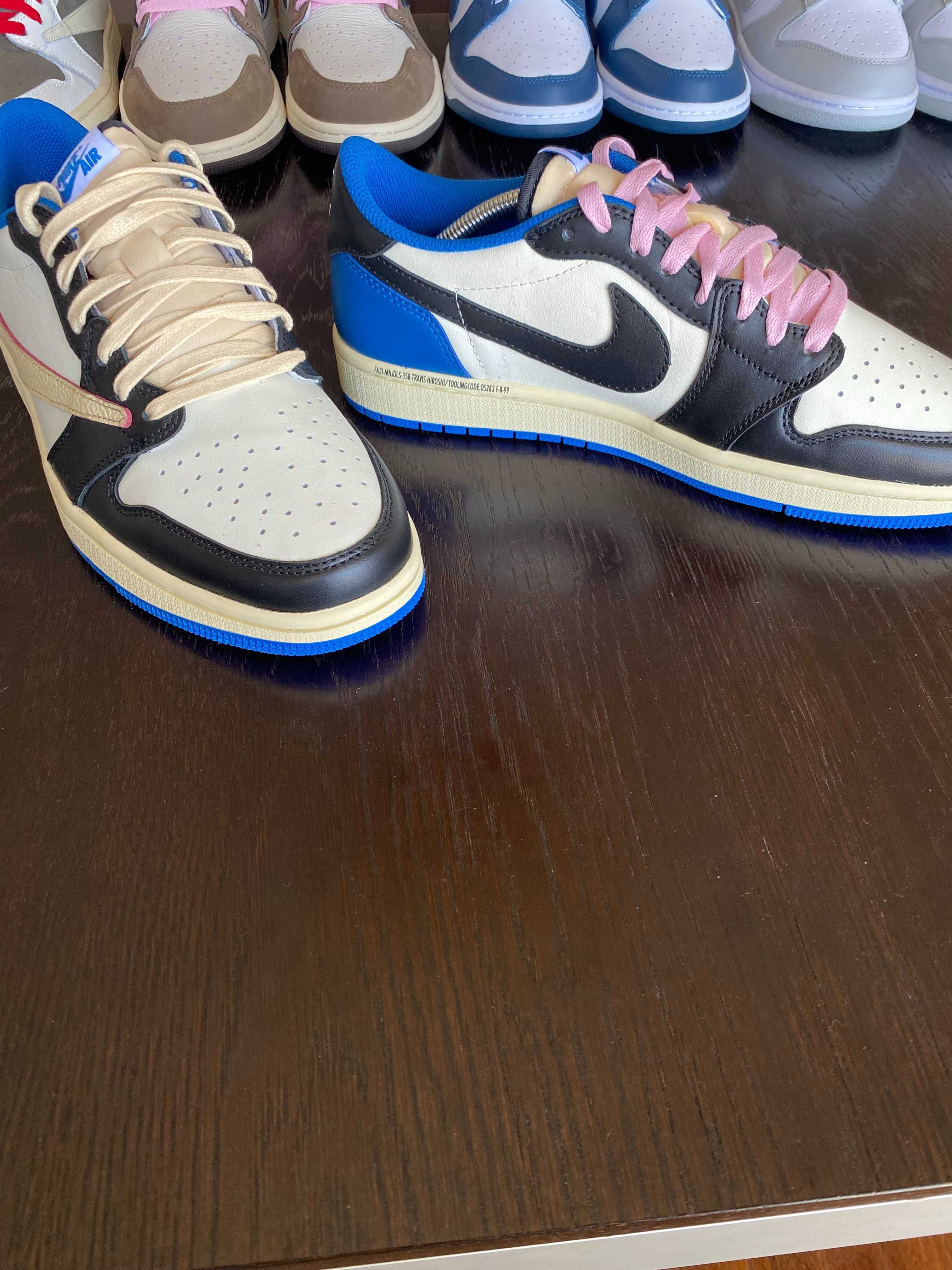 Jordan 1 low travis fragments x Travis Scott