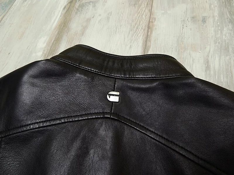 G-star Empral Deconstructed Leather Biker Męska Kurtka Skóra Ramoneska