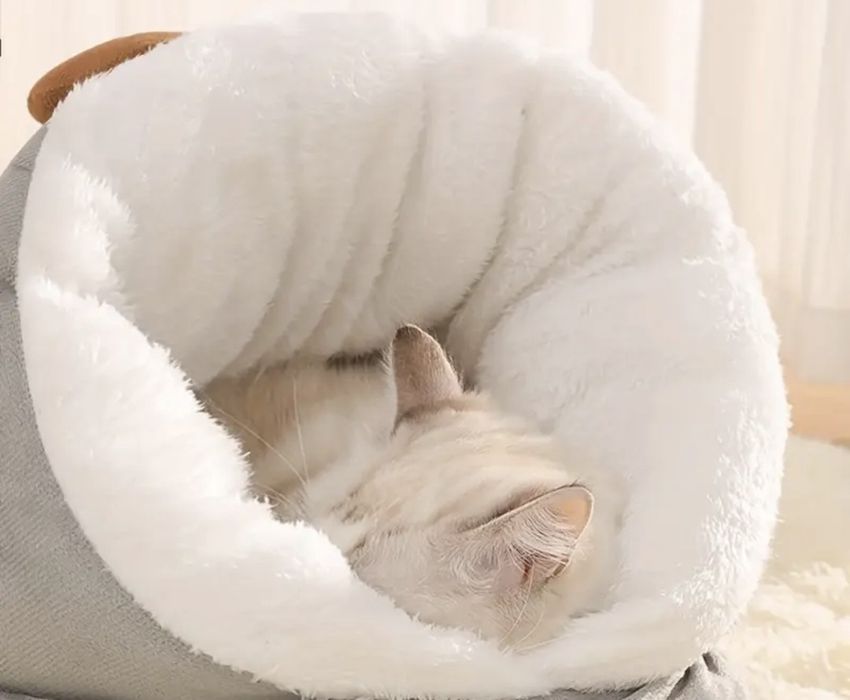 Domek budka dla kota legowisko ciepłe, jama