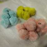 Conjunto de 20 pompons
