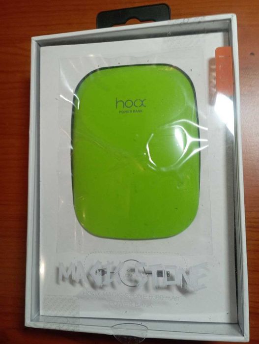Повербанк HOOX MAGIC STONE 6000 mAh, новий, в упаковці, 2 кольори
