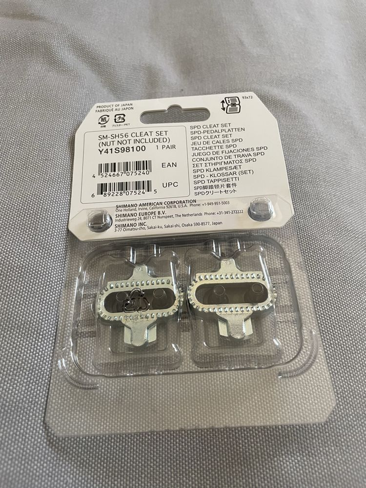 Tacos Shimano SPD SM- SH56 - Novos na Caixa